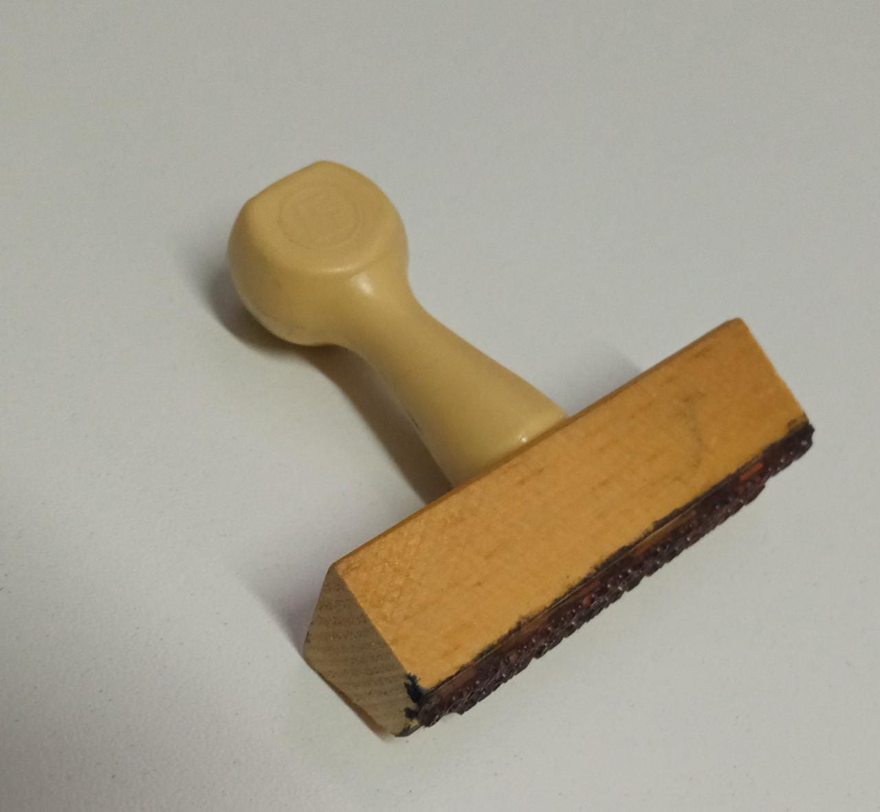 Carimbo de Assinatura em Madeira 7 x 1 cm - Linqit