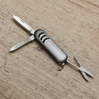 Mini Canivete de Metal 3 Funções - 11395