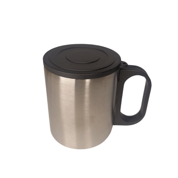 Caneca Inox 180 Ml Tampa Plástica Sem Personalização Café