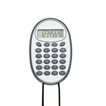 Calculadora Plástica com Cordão - 02964
