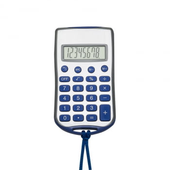 Calculadora Plástica com Cordão - 01648